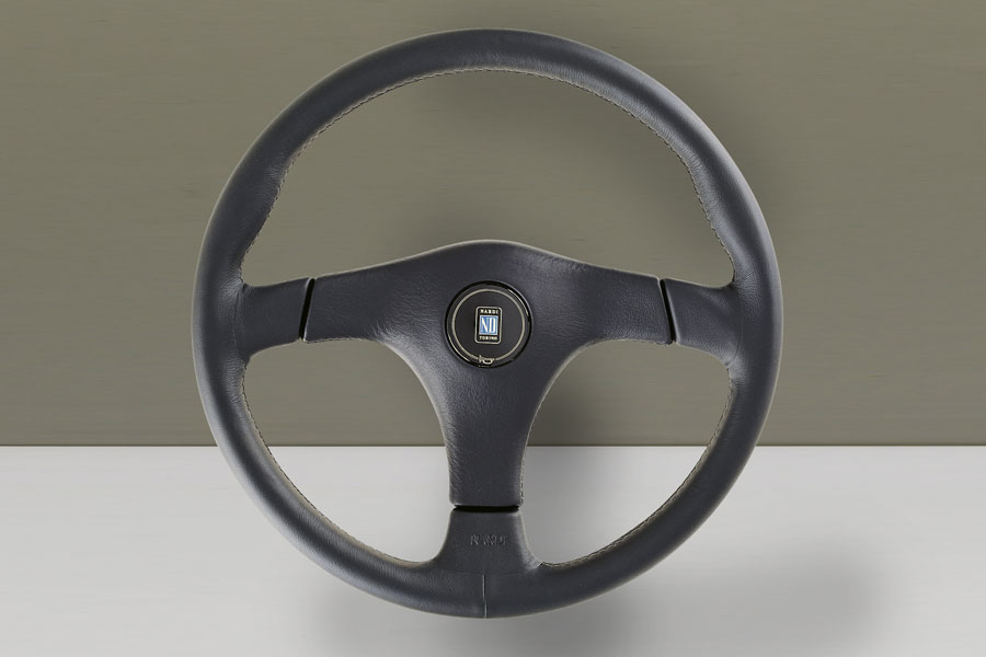 Nardi Gara3 Type-3 Steering Wheel 365MM Black Leather With Black 