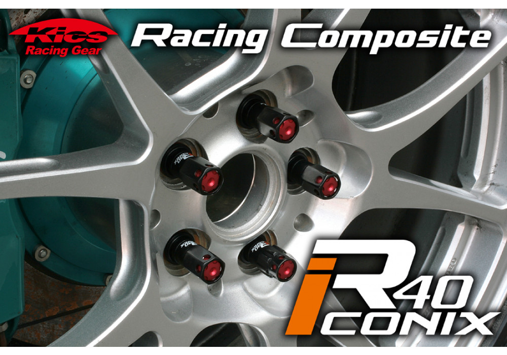 Project Kics R40 Iconix Lug Nuts For Miata MX5 REV9