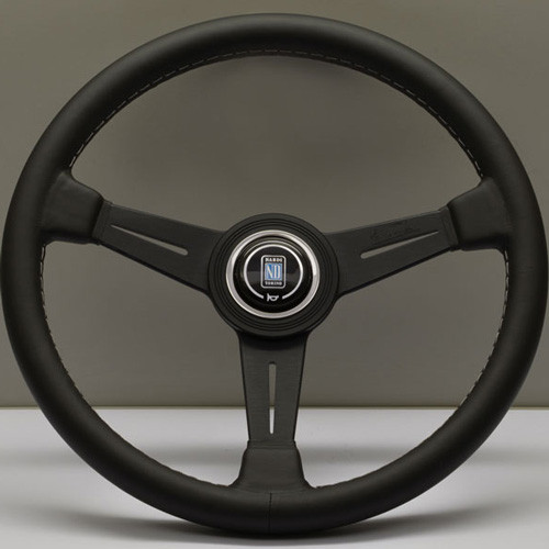 Nardi Classico Steering Wheel 360MM Black Leather With Black Spokes