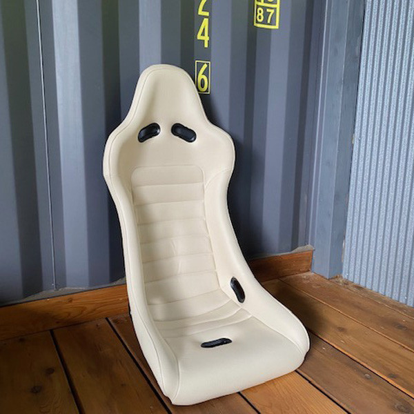 Car Make Corn's White Leather Seats