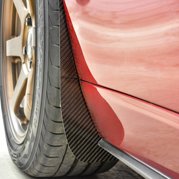 Carbonic Front Mud Flaps