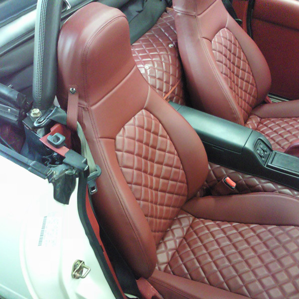 Nae Quilted Seat Covers For Miata Mx 5 Na Rev9 - 1991 Miata Leather Seat Covers