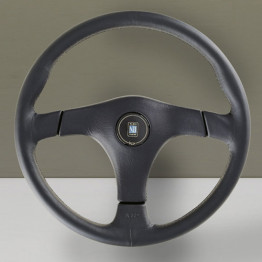 Nardi Gara3 Type-3 Steering Wheel 365MM Black Leather With Black Spokes