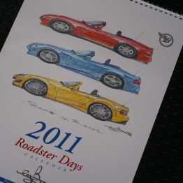 Bow's Roadster Days 2011 Calendar For Miata MX5 MX-5 ALL YEARS JDM Roadster : REV9 Autosport