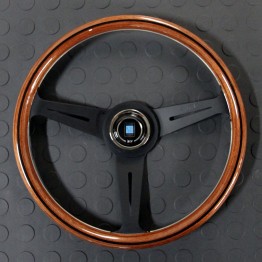 Nardi Classico Steering Wheel 360MM Wood With Black Spokes For Miata MX5 MX-5 ALL YEARS JDM Roadster : REV9 Autosport
