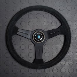 Nardi Classico Steering Wheel 330MM Black Suede With Black Spokes For Miata MX5 MX-5 ALL YEARS JDM Roadster : REV9 Autosport