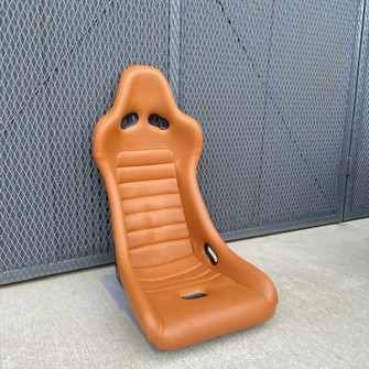 Car Make Corn's Light Camel Leather Seats