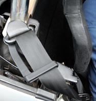 Miata seat clearance belt extender