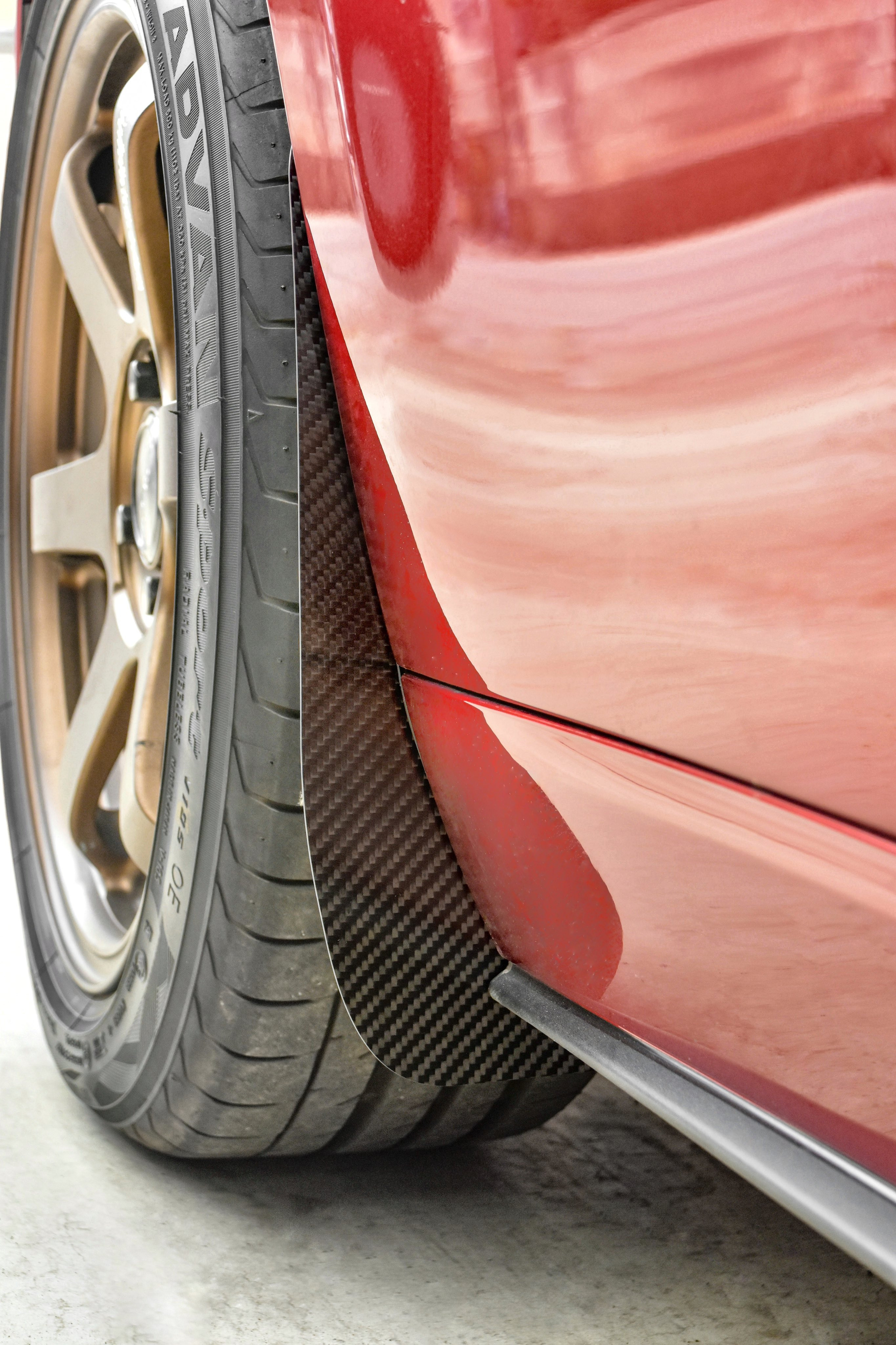 Miata mud outlet guards