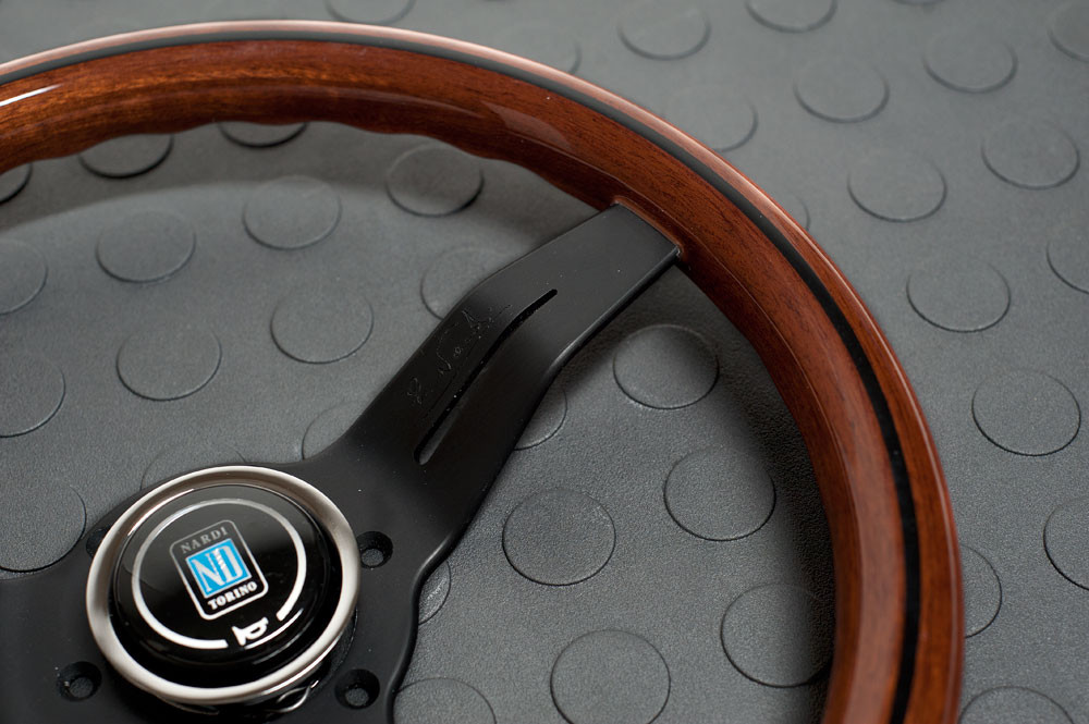 Nardi Deep Corn Steering Wheel 330MM Wood With Black Spokes
