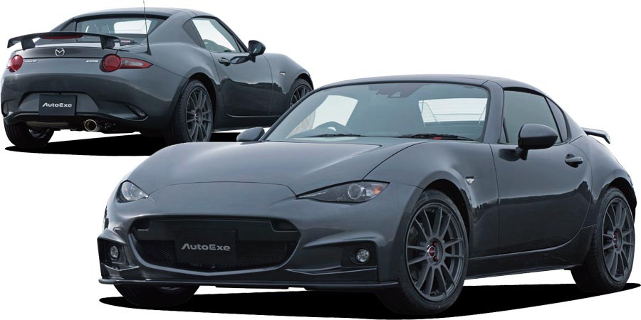 Für Mazda MX-5 (nd) 2016-2023 Oxford Stoff schwarz Auto Heck